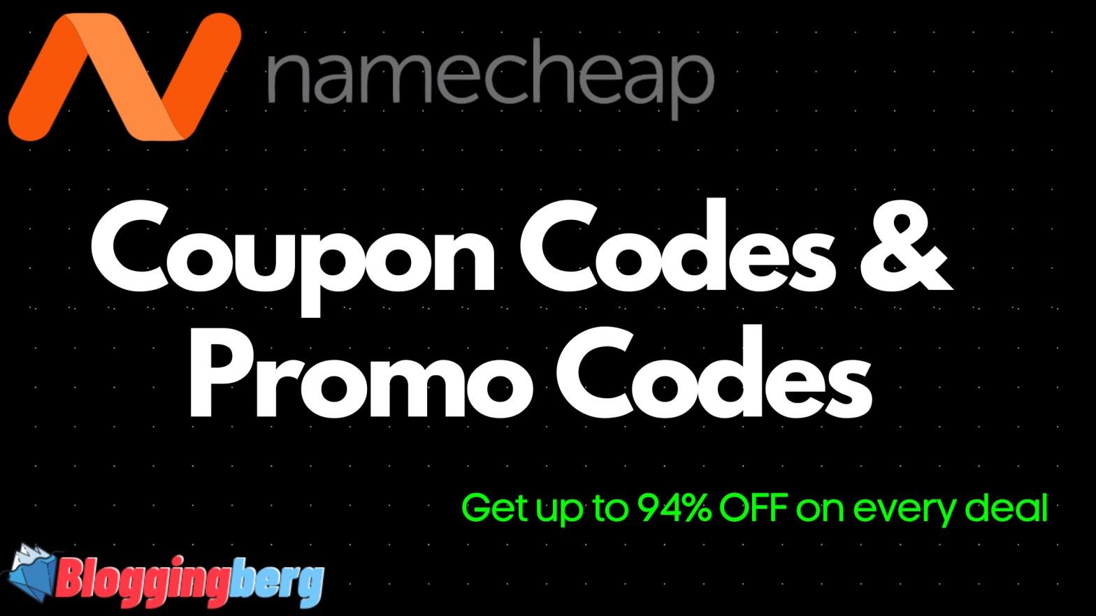 Namecheap Coupon 2024: 94% OFF on Every Deal
