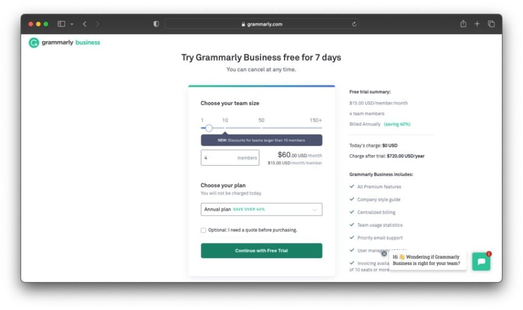 Grammarly $69